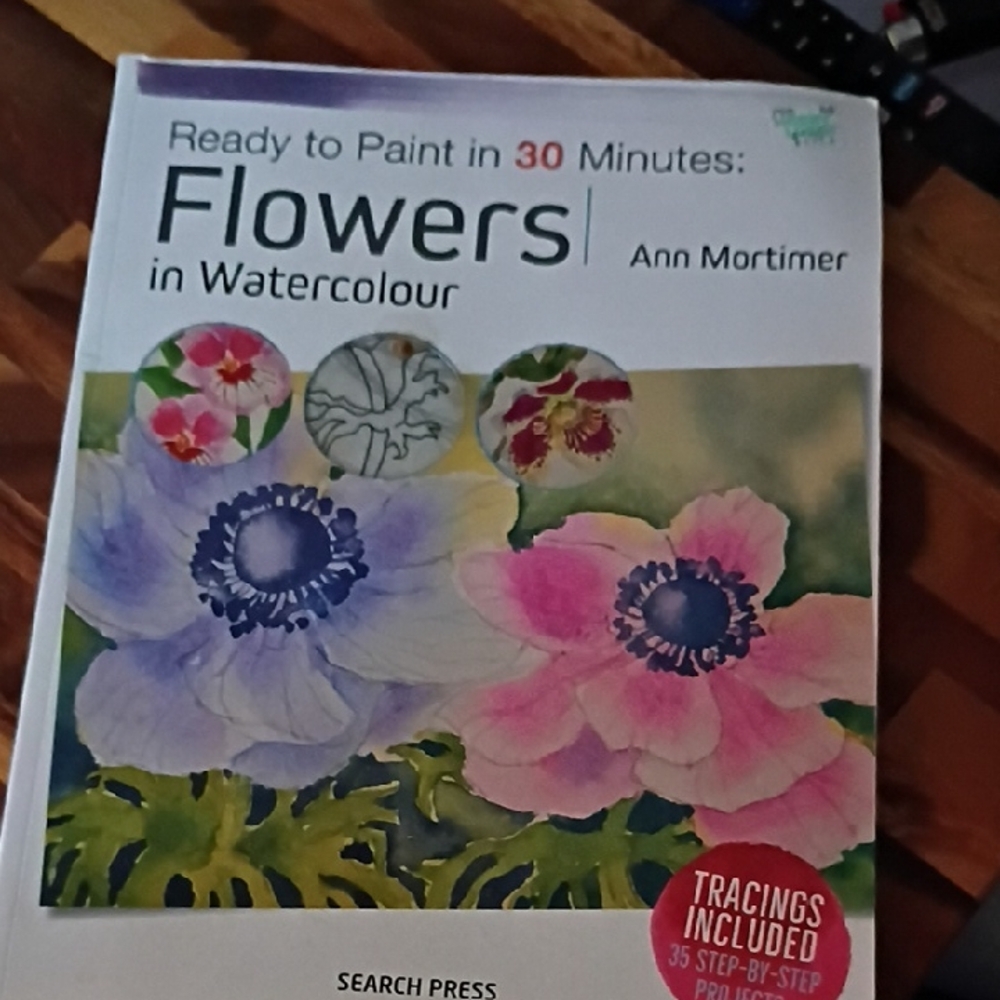 Flowers in Watercolour Book
